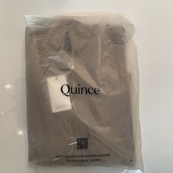 Quince Mongolian Cashmere Hoodie Women's M Teak Full Zip NWT - Picture 4 of 6